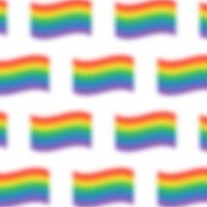 SMALL Pride flag fabric - minimal pride design - aura style