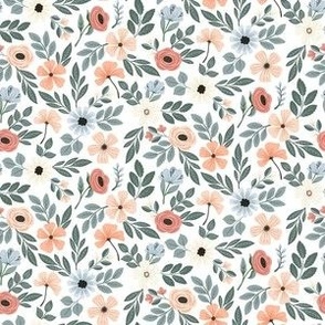 Small | Antique Bloom Floral Pattern