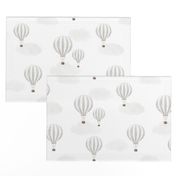 Gray Hot Air Balloons