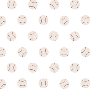 Baseballs on White