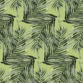 Palm leaf  | Watercolor greenery