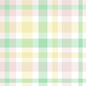 Plaid Pink Yellow Green Spring Easter 