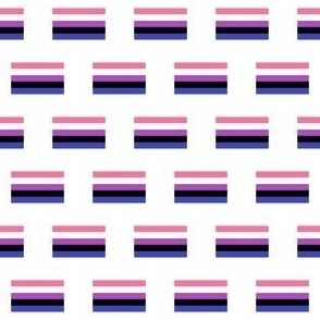 MINI gender fluid flag fabric, pride flag, LGBTQ flag