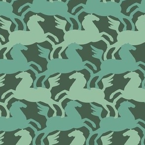 Mod Horse Houndstooth, Shades of Greener Pastures