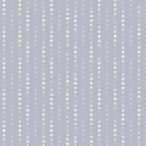 Stamped dot stripes - Gray [Small]