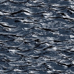 Water Movement 2 Waves Calm Serene Tranquil Textured Neutral Interior Monochromatic Blue Blender Earth Tones Navy Blue Gray 29384C Subtle Modern Abstract Geometric