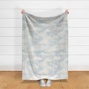 Cloudy skies - large scale - blue