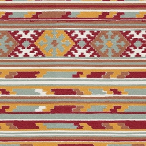 ikat  kilim mex brillant