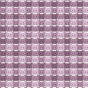 medium// Checkers Gingham Kawaii Cats gothic pink