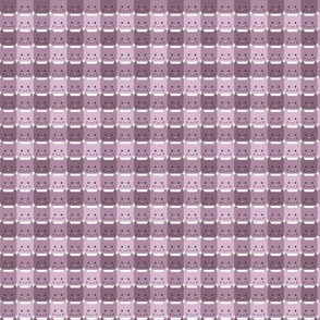 small// Checkers Gingham Kawaii Cats gothic pink