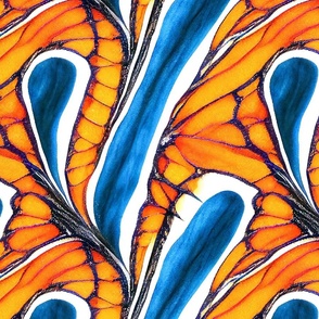 Abstract Butterfly Wing Pattern