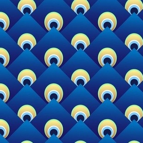 hypnotic peacock - WALLPAPER