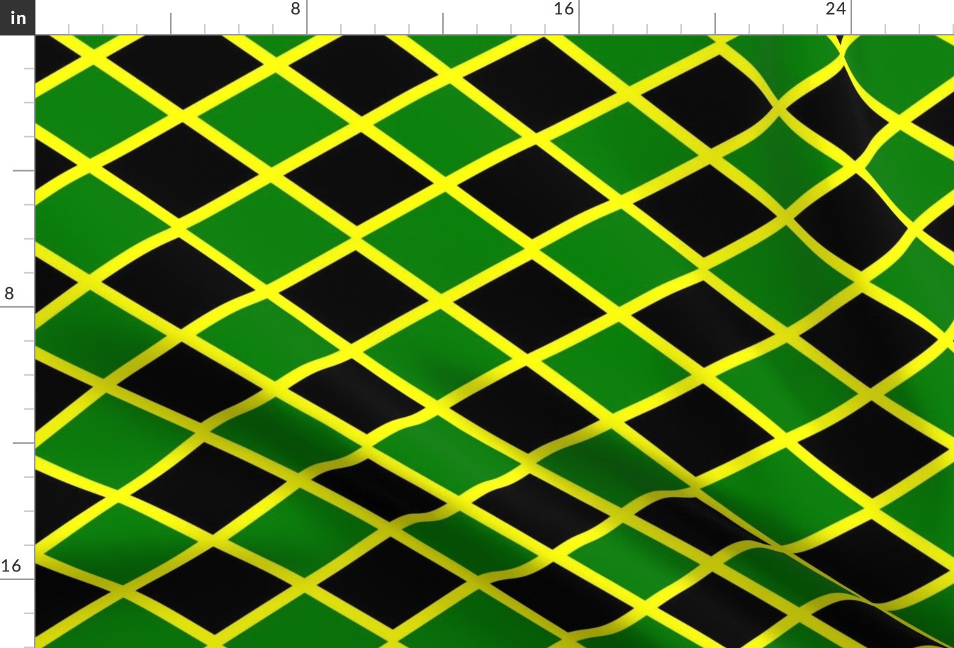 Jamaica Flag Pattern