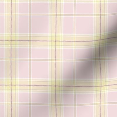 East Fork Twill, Spring Shades Madras Plaid in Piglet & Butter 