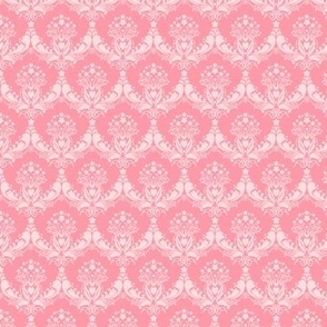 Floral Pattern Wallpaper Baroque Damask Seamless Vector Background Pink  And White Ornament Royalty Free SVG Cliparts Vectors And Stock  Illustration Image 95194317