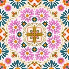 Floral Mandala Tile