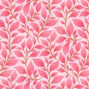 Pink Leaves | Pink Background