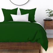 Forest Green Dark Green Christmas Green #0f480a