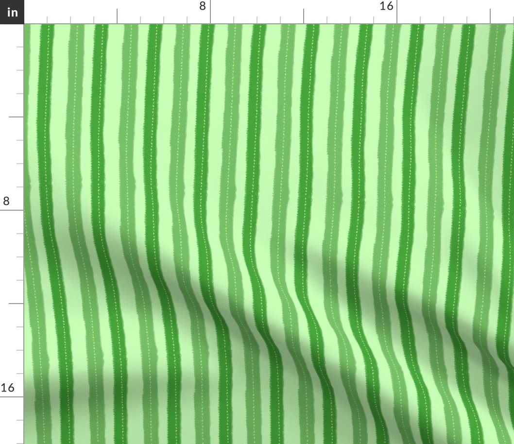 watercolor stripe-green