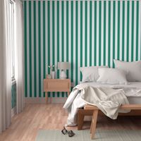 Fat Stripes Cabana in Emerald Green