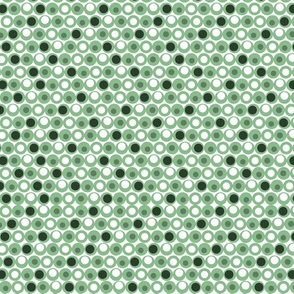 Simple green dots