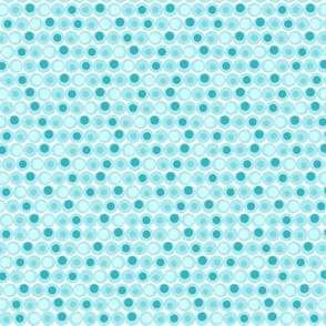 Simple turquoise dots