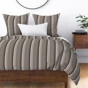 Medium Scale - Vertical Pleated Stripes-Brown Ombre Hues