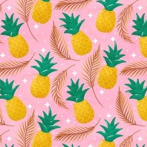 Tropical Pineapples | Pink