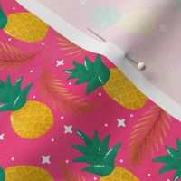 Tropical Pineapples | Hot Pink