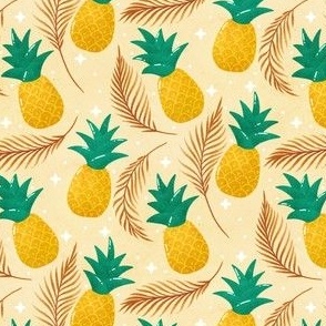 Tropical Pineapples | Yellow