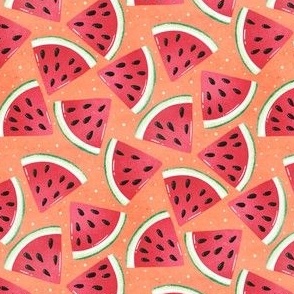 Watermelon Wedges | Peach