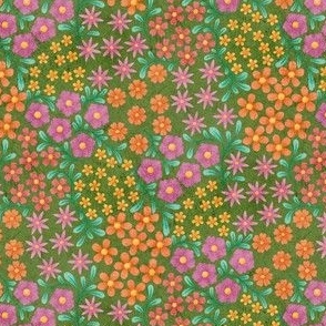 Mini Floral Ditsy | Green