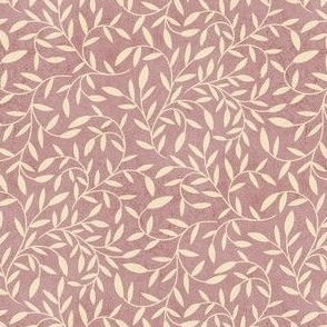 Leafy Scatter | Brown Pink