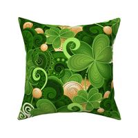 18 inch Irish pattern with lucky clover 1_1-1