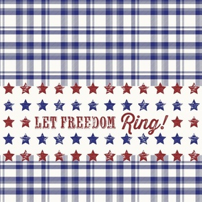 'Let Freedom Ring' 4th of July Tea Towel