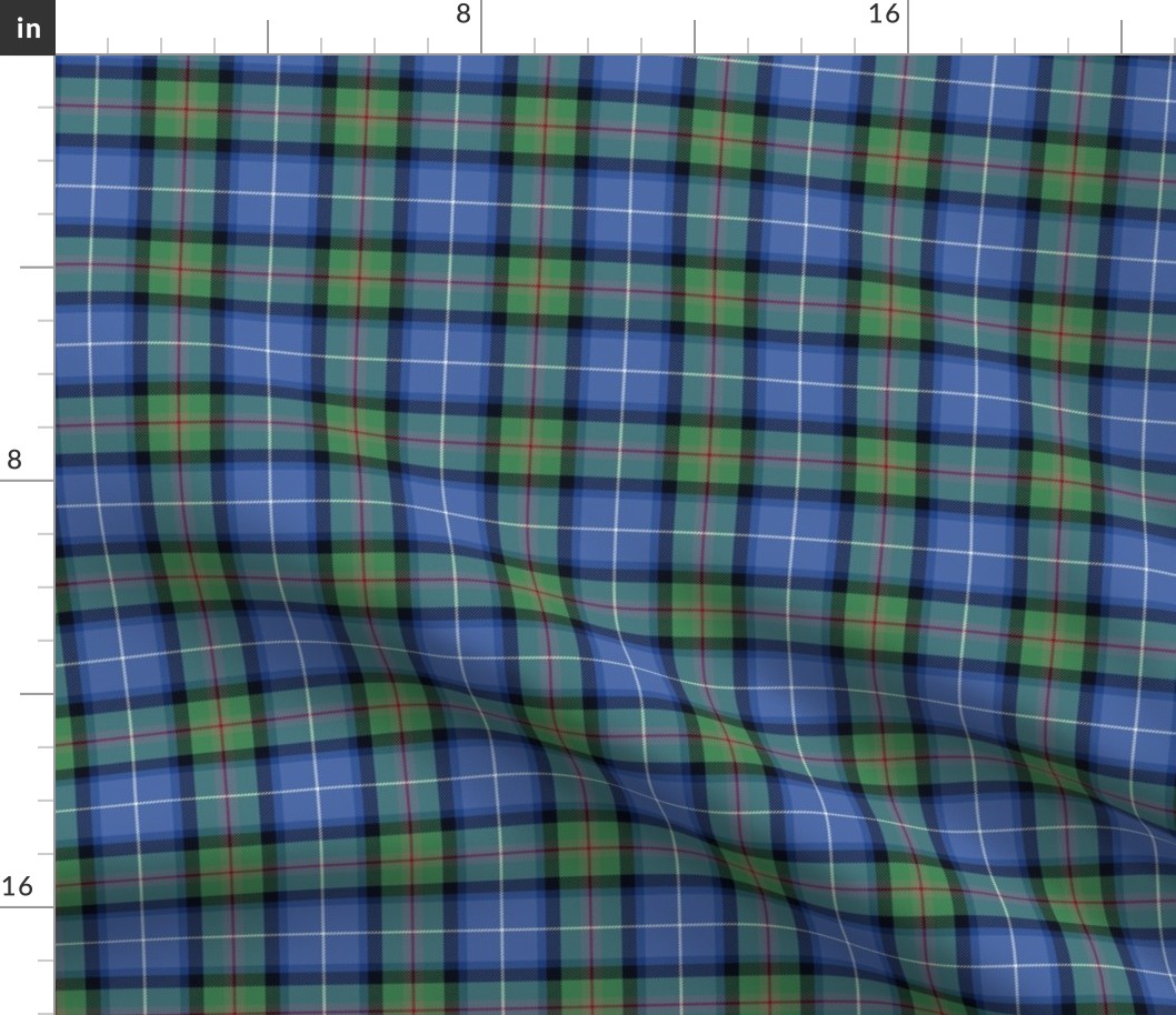 Tweedside hunting tartan, custom variant #2, 3"