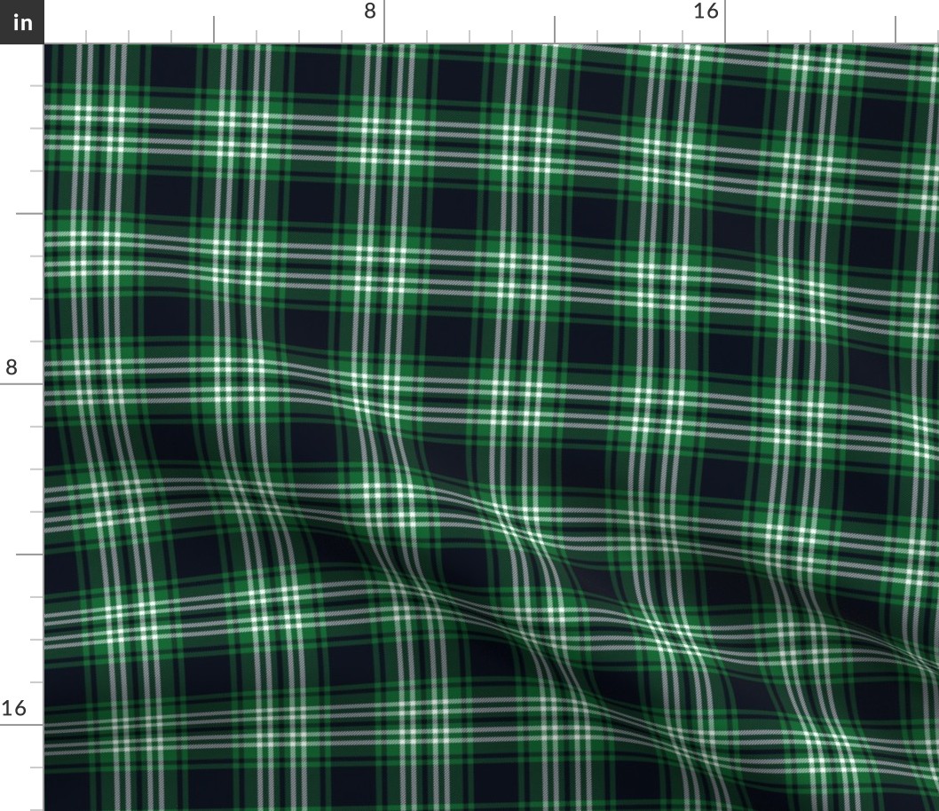 Tweedside green tartan, 3"