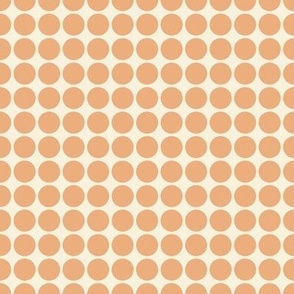 Tan Dots on Beige Cream Background