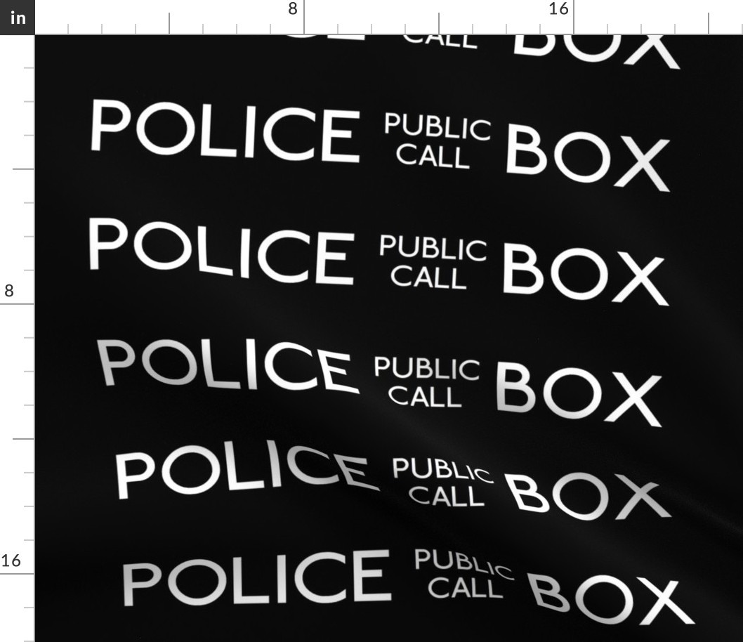 Police Box Sign - smaller