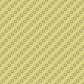 Lemon slices yellow and green circles 8x8