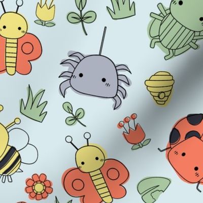 Kawaii Doodle Bugs