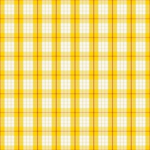 Small Summer Plaid Yellow Red White