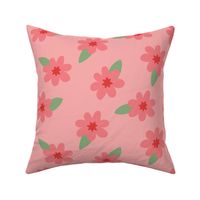Pretty Pink Flowers - 3 inch