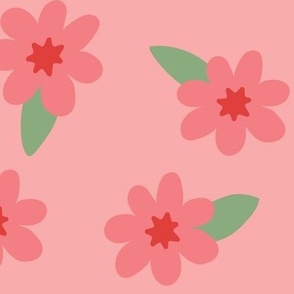 Pretty Pink Flowers - 3 inch