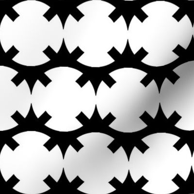 Unlinked Star Variant 2 White on Black