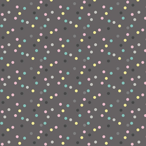 crazy dots grey