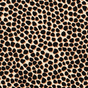 textured leopard spot