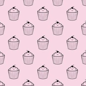 cupcakes - light pink