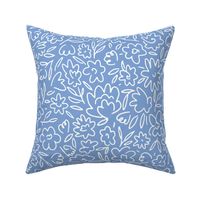 Pippy Squiggle Floral - Blue Large