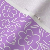 Pippy Squiggle Floral - Lilac Small